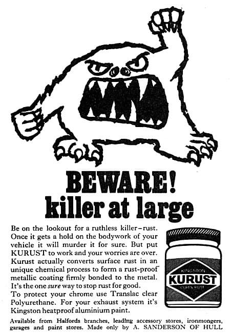 Kurust Beware killer at large advertentie
