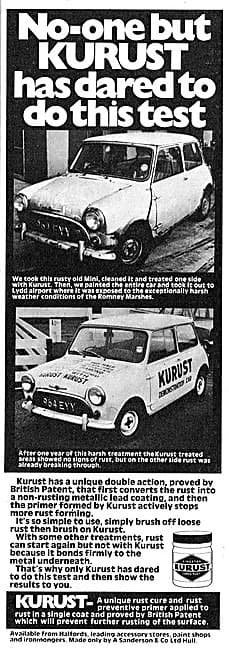 Kurust Mini test advertentie