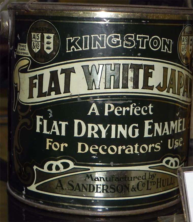 Historische Kingston Flat White Japan verpakking
