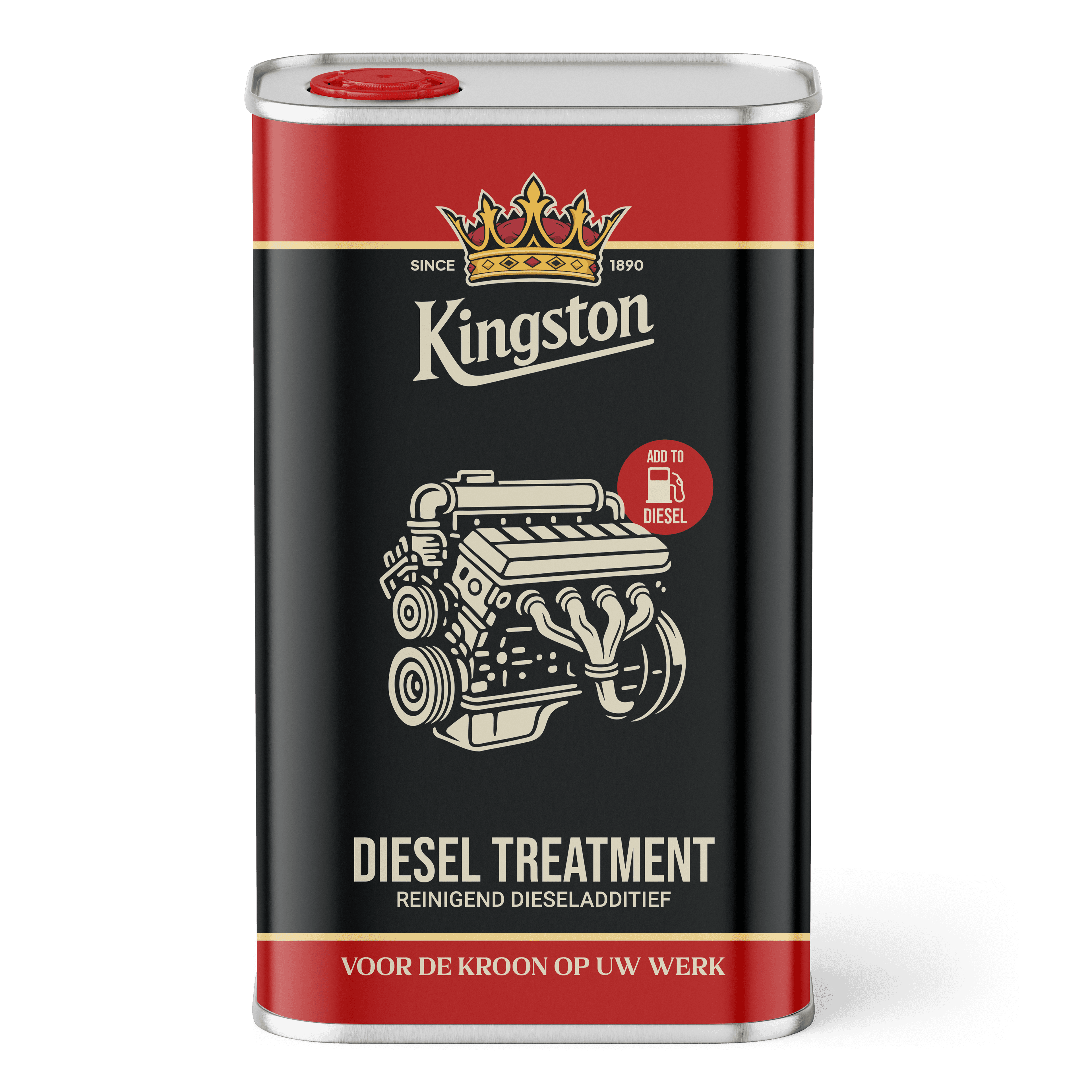 Kingston Diesel Treatment 1 Liter, Blik met Schenkdop
