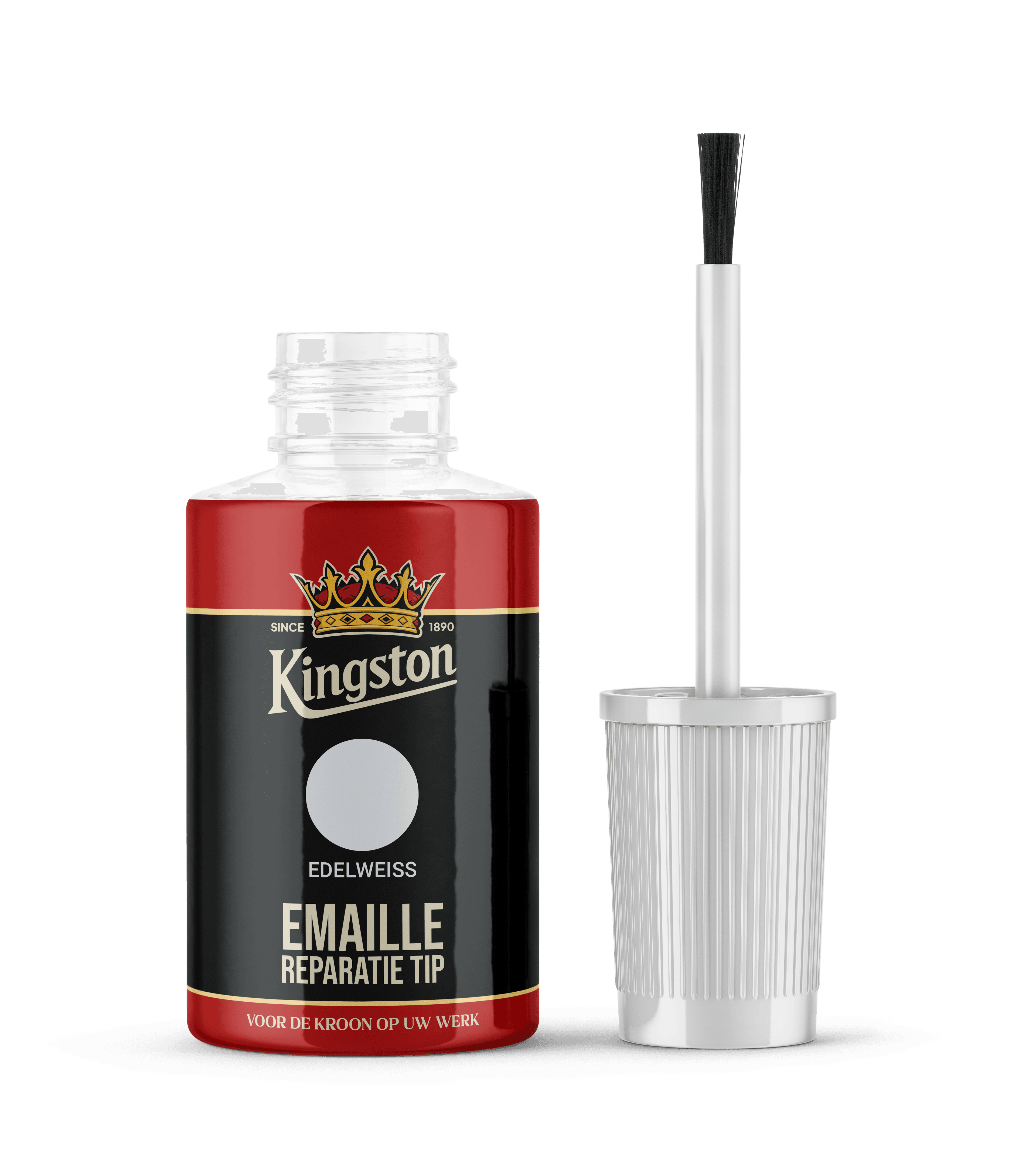 Kingston Emaille Reparatie Tip, 20 ml, Edelweiss afbeelding 2