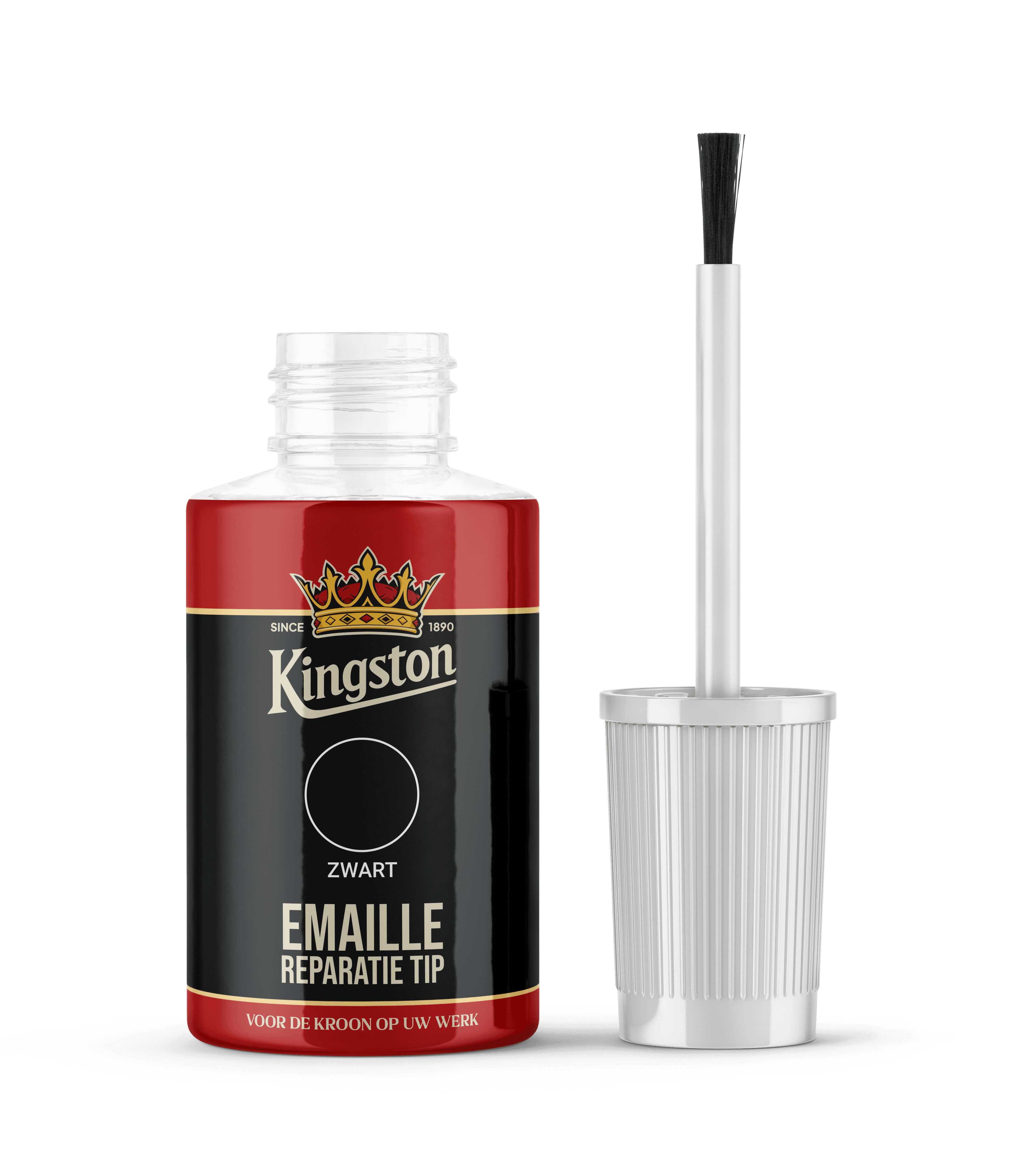 Kingston Emaille Reparatie Tip, 20 ml, Zwart afbeelding 2
