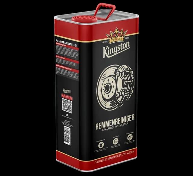 Kingston Remmenreiniger 5 Liter, Blik met Schenktuit